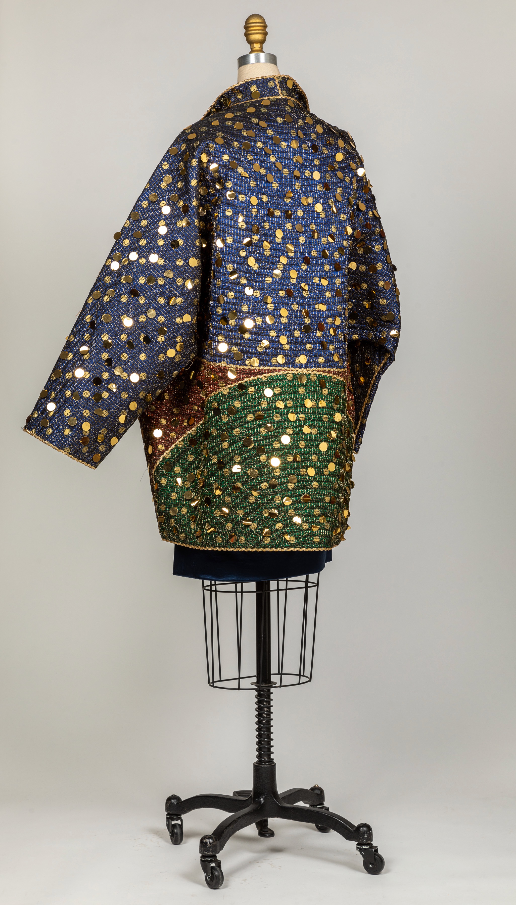 Back of evening coat.